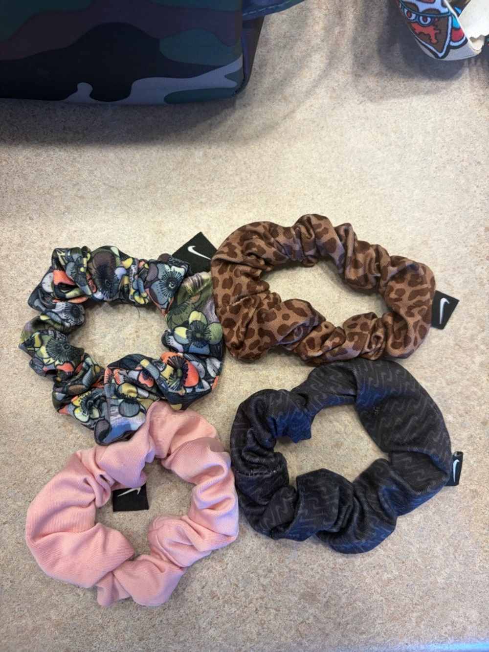 Nike hair scrunchies